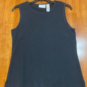 Liz Claiborne Black Tank Top Size Medium
